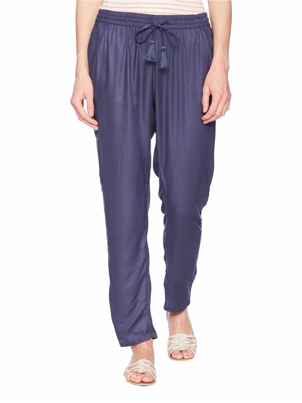 Women's Relaxed Drawstring Pants - Crown Blue
